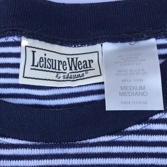 Blue and White knit Dress Size M - Picture 6 of 8